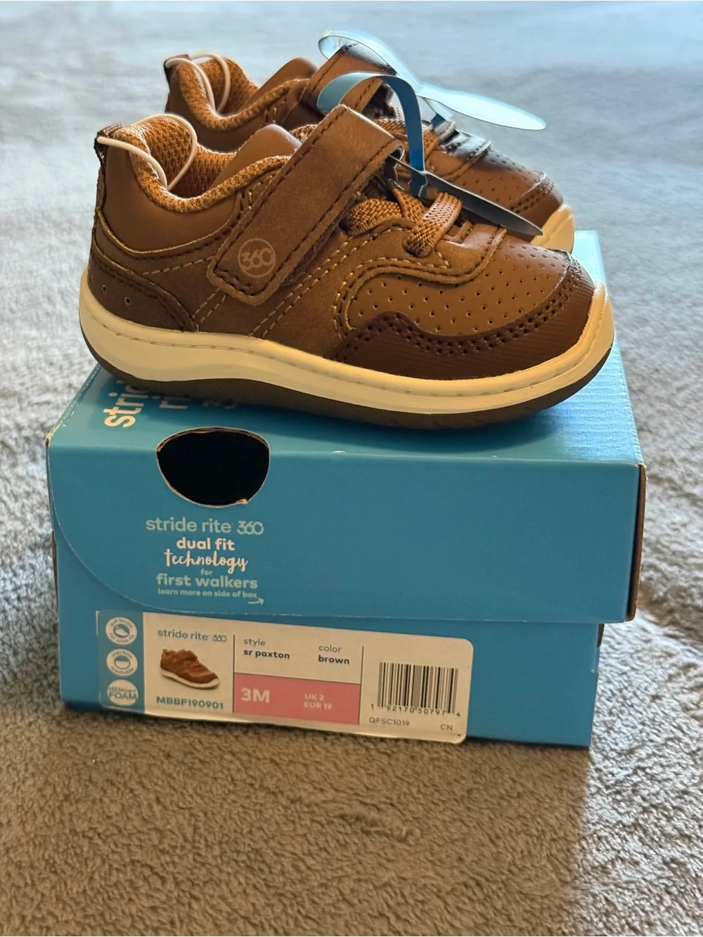 Stride Rite 360 Brown Sneakers 3M